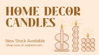 Decorative Candle Decors Facebook Event Cover