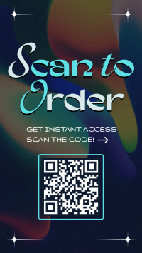 Scan To Order Instagram Story