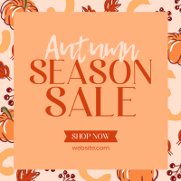 Leaves and Pumpkin Promo Sale Instagram Post