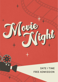 Film Movie Night Flyer