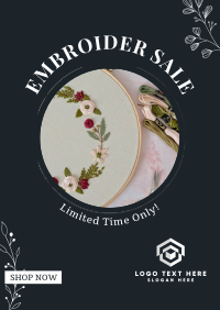 Embroidery Sale Flyer