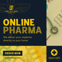 Online Pharma Business Medical Linkedin Post