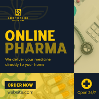 Online Pharma Business Medical Linkedin Post Design