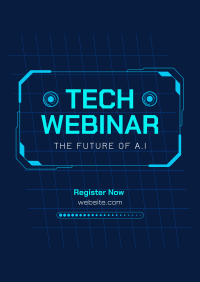 Tech Webinar Poster