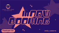 Sparkly Book Now Facebook Event Cover