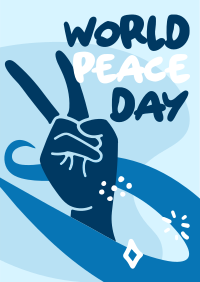 Peace Day Doodles Poster