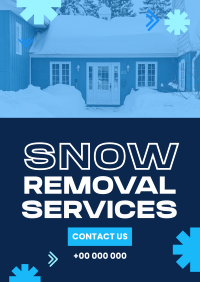 Snowy Snow Removal Poster