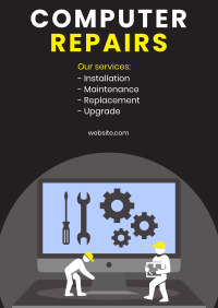 PC Repair Services Poster