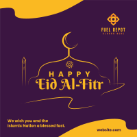 Eid Al-Fitr Strokes Instagram Post Image Preview