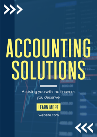 Accounting Solutions Poster