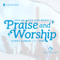 Praise & Worship Instagram Post