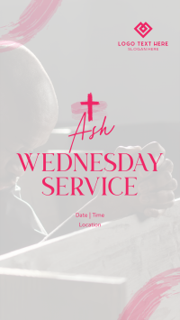 Ash Wednesday Volunteer Service Instagram Reel Image Preview