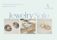 Luxurious Jewelry Sale Postcard