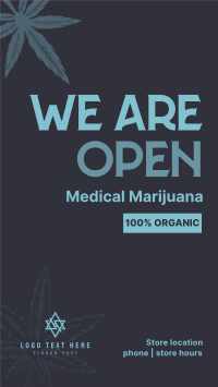 Order Organic Cannabis YouTube Short Design