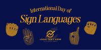 International Sign Day Twitter Post