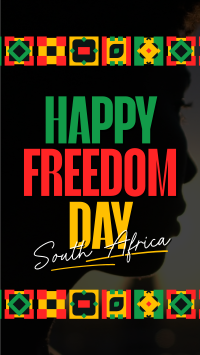 Freedom For South Africa Facebook Story Design