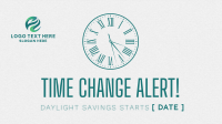 Minimalist Daylight Saving Animation