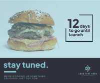 Exciting Burger Launch Facebook Post