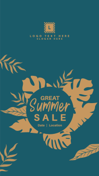 Great Summer Sale Facebook Story