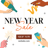 New Year Sale Instagram Post Image Preview