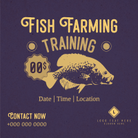 Fish Farming Training Linkedin Post