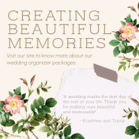 Creating Beautiful Memories Linkedin Post