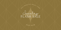 Elegant Jewelry Flash Sale Twitter Post