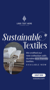 Sustainable Textiles Collection TikTok Video