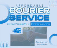 Affordable Courier Service Facebook Post