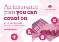 Symbol Insurance Plan Postcard