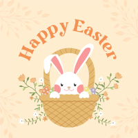 Modern Easter Bunny Instagram Post