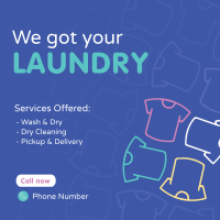 We Got Your Laundry Instagram Post