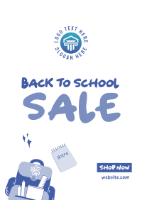 Back to School Sale Poster