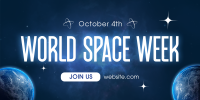 World Space Week Twitter Post