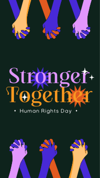 Stronger Together this Human Rights Day Video