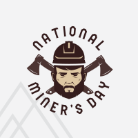 National Miner's Day Instagram Post Design