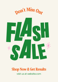 Flash Sale Poster