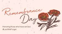 Remembrance Poppies Facebook Event Cover