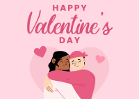 Valentines Couple Postcard