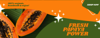 Fresh Papaya Power Facebook Cover