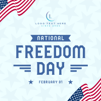 USA Freedom Day Instagram Post Design