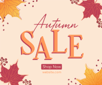 Fall Into Savings Facebook Post Design