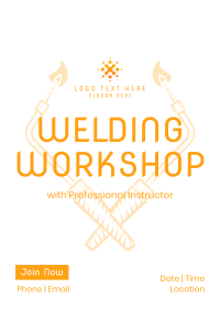 Welding Tools Workshop Poster