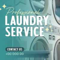 Professional Laundry Service Instagram Post