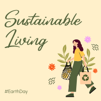 Sustainable Living Instagram Post Image Preview