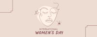 International Women's Day Illustration Facebook Cover Design