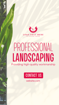 Professional Landscaping  TikTok Video Design