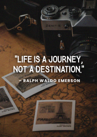 Life is a Journey Flyer