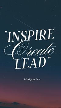 Inspire & Create Instagram Story