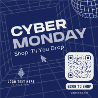 Cyber Monday  Flash Sale Instagram Post Design